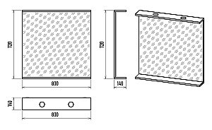 Зеркало Misty Енисей 80 Э-Ени02080-011 в ванную от интернет-магазине сантехники Sanbest