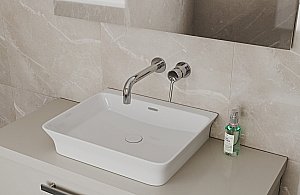 Смеситель для раковины Bravat AFFABILITY P8461217CP-ENG купить в интернет-магазине сантехники Sanbest