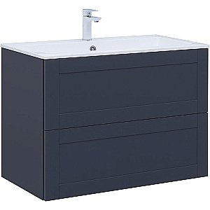 Тумба с раковиной Aquanet Терра 90 313246 маренго для ванной в интернет-магазине Sanbest