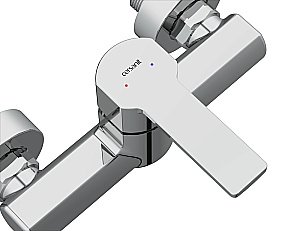 Смеситель для ванны Cersanit SMART с душевым гарнитуром CARI 64511 купить в интернет-магазине сантехники Sanbest