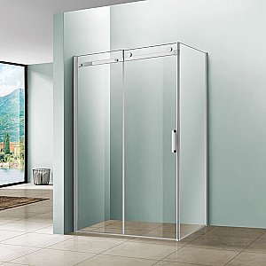 Душевой уголок Vincea COMO VSR-1C8015CL 150x80 стекло прозрачное/профиль хром купить в интернет-магазине Sanbest
