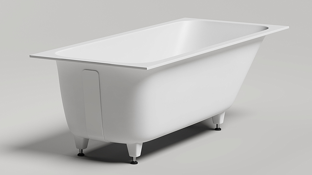 Ванна Salini ORLANDA S-sense KIT 102117G 170x75 белая купить в интернет-магазине Sanbest