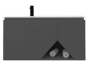 Тумба с раковиной Cezares 1973 106 Grigio nuvola для ванной в интернет-магазине Sanbest
