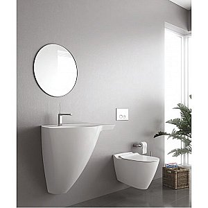 Раковина подвесная Bien Mineral 80 MNLM08001FD1W3000 белая купить в интернет-магазине Sanbest