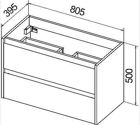 Тумба с раковиной Belbagno Kraft 39 800 для ванной в интернет-магазине Sanbest