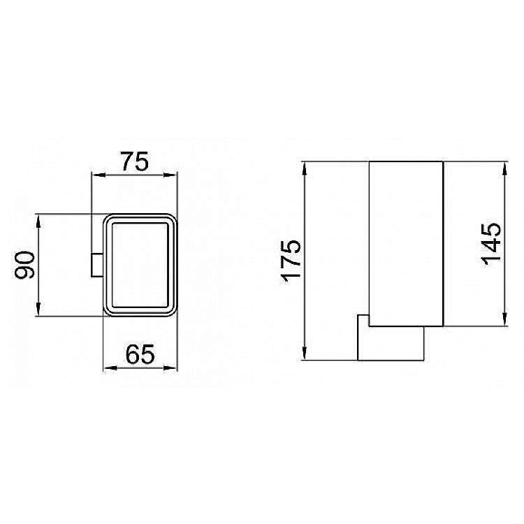 Стакан Webert Living LV500301560 купить в интернет-магазине сантехники Sanbest