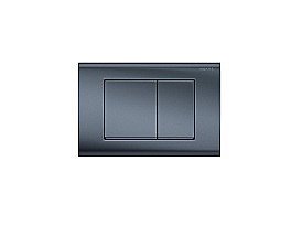 Кнопка для инсталляции Aquatek PNS-0000004 оружейная сталь матовая для INSP-0000001 Pneumo S (клавиши квадрат) купить в интернет-магазине сантехники Sanbest