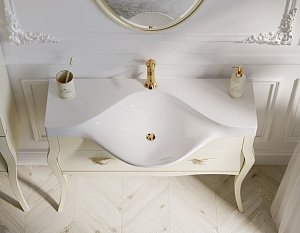 Мебель для ванной Clarberg Borgia 115 слоновая кость для ванной в интернет-магазине Sanbest