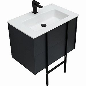 Тумба с раковиной Allen Brau Reality 70 1.32004.AM антрацит матовый для ванной в интернет-магазине Sanbest