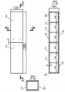 Пенал CERSANIT LARA 63417 для ванной в интернет-магазине сантехники Sanbest