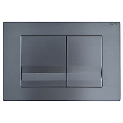 Кнопка для инсталляции Azario NEW AZ-001.08 оружейная сталь матовая купить в интернет-магазине сантехники Sanbest