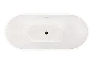 Акриловая ванна Royal Bath WAVE RB610102BL 180х80 белый купить в интернет-магазине Sanbest