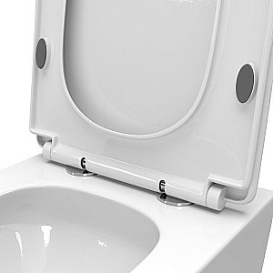 Унитаз подвесной BelBagno DUE-TOR BB5171CH-TOR/SC белый, с крышкой микролифт, безободковый, слив-торнадо купить в интернет-магазине Sanbest