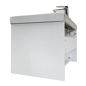 Тумба с раковиной Comforty Танжер 70 00-00019565 белая матовая для ванной в интернет-магазине Sanbest