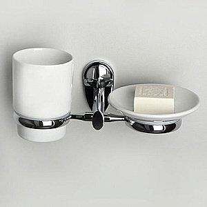 Держатель стакана и мыльницы WasserKRAFT Main  купить в интернет-магазине сантехники Sanbest