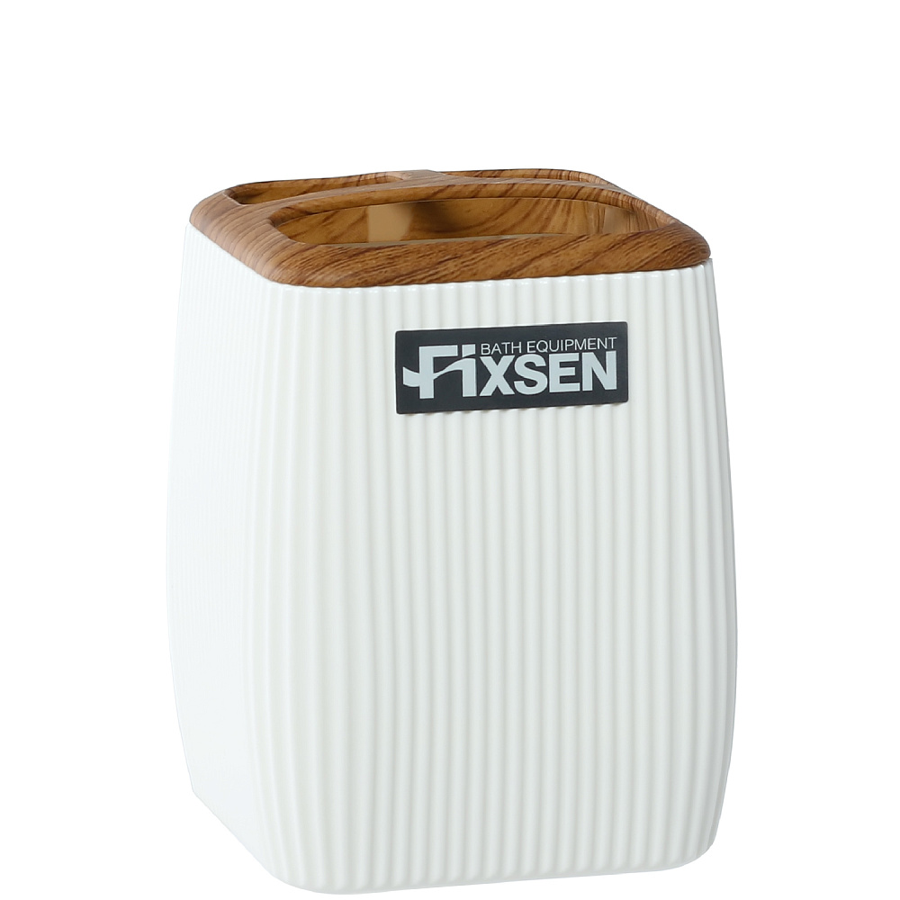 Стакан Fixsen White Wood FX-402-3 белый купить в интернет-магазине сантехники Sanbest