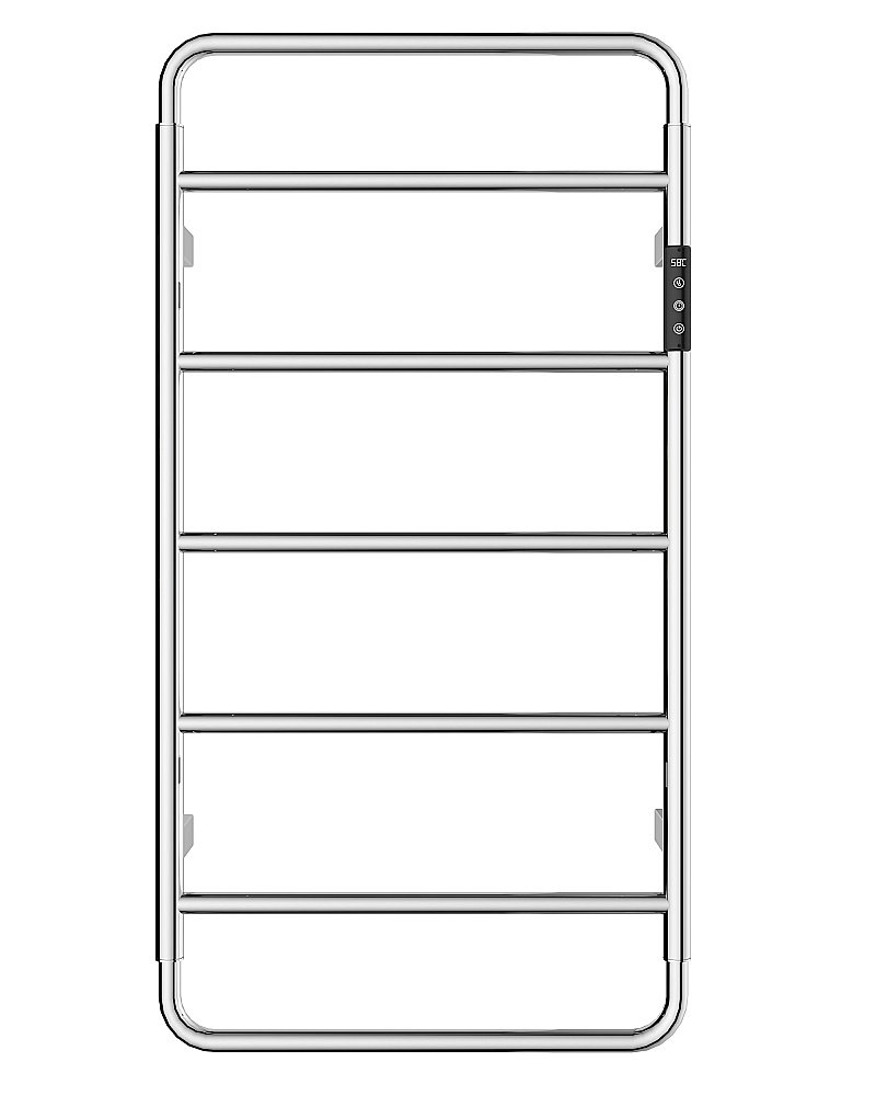 Полотенцесушитель электрический WONZON & WOGHAND WISMAR, Брашированный никель (WW-AL202-BR) купить в интернет-магазине сантехники Sanbest