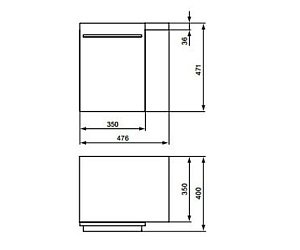 Боковой шкафчик Ideal Standard Daylight K2221EG 35 серый дуб для ванной в интернет-магазине сантехники Sanbest