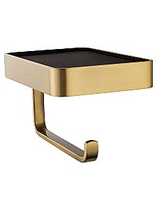 Держатель для туалетной бумаги с полкой WONZON & WOGHAND ROMA WW-7236 бронза купить в интернет-магазине сантехники Sanbest