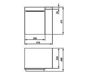 Боковой шкафчик Ideal Standard Daylight K2221EG 35 серый дуб для ванной в интернет-магазине сантехники Sanbest