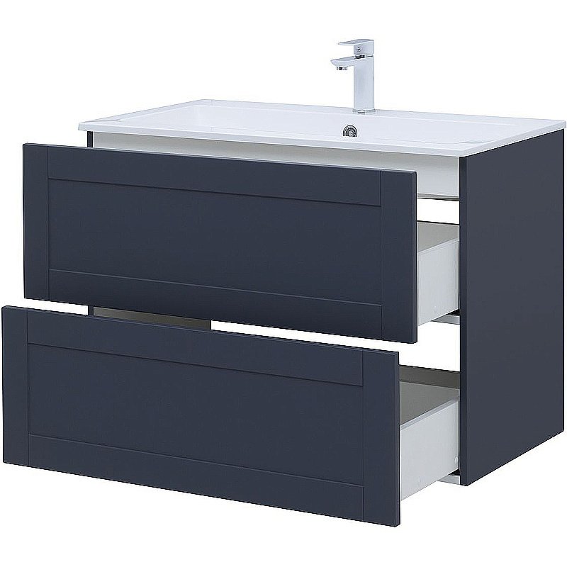 Тумба с раковиной Aquanet Терра 90 313246 маренго для ванной в интернет-магазине Sanbest