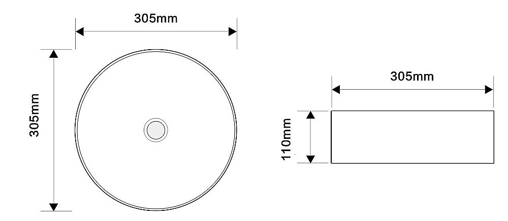 Раковина Oliveeka Bowl 30 9514A белая купить в интернет-магазине Sanbest