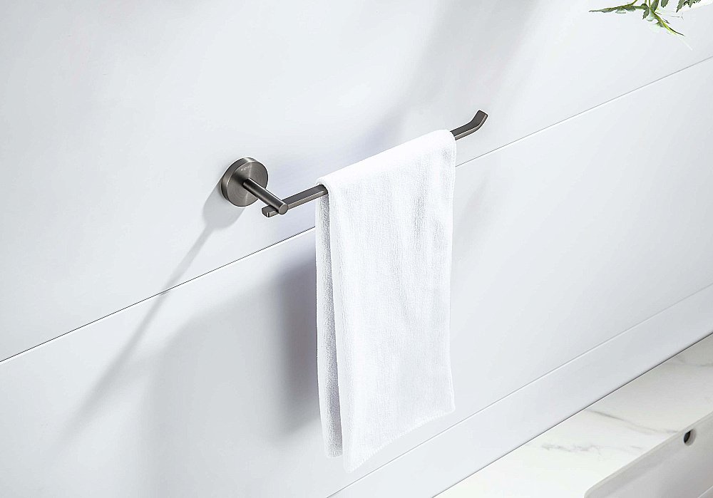 Полотенцедержатель Aquatek Бетта AQ4619BGM 30 оружейная сталь купить в интернет-магазине сантехники Sanbest