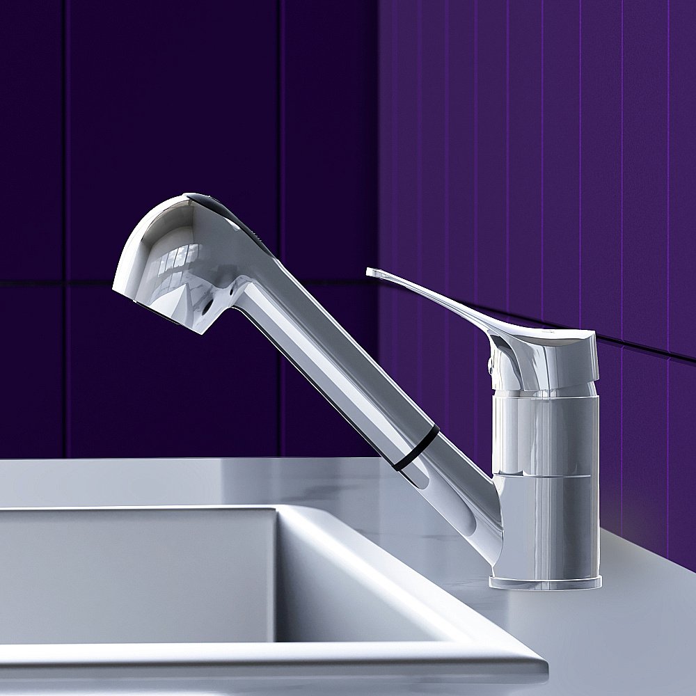 Смеситель для кухни Dorff Ultra D5000000 хром купить в интернет-магазине сантехники Sanbest