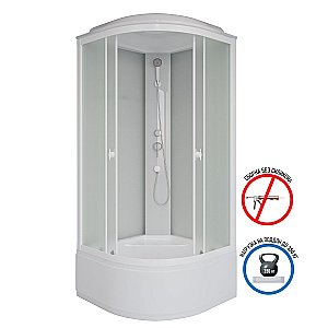 Душевая кабина Niagara "Promo", четверть круга, тропический душ, противоскользящее покрытие купить в интернет-магазине Sanbest