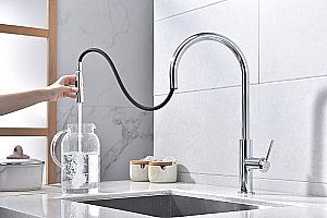 Смеситель для кухни Paulmark Senso Se215180-CR хром купить в интернет-магазине сантехники Sanbest