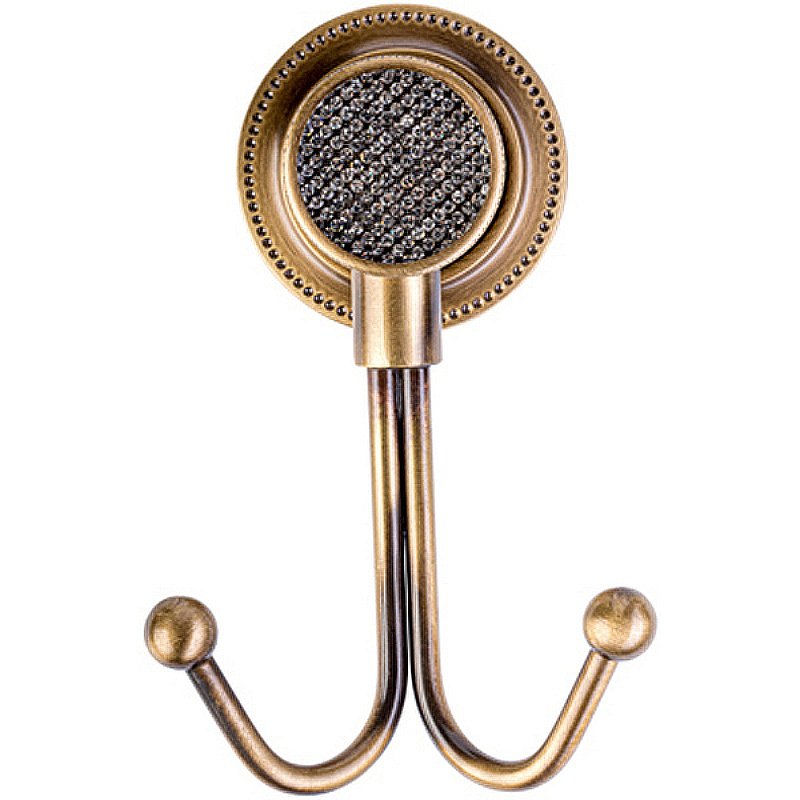 Крючок Boheme Royal Cristal 10926-BR-B бронза/Preciosa купить в интернет-магазине сантехники Sanbest