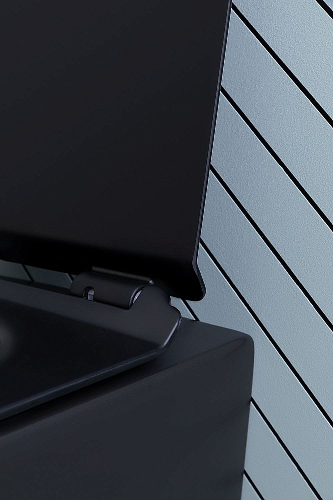 Унитаз подвесной Aquanet Rimless Cetus-BW BL-102N-WHT с крышкой микролифт, безободковый купить в интернет-магазине Sanbest