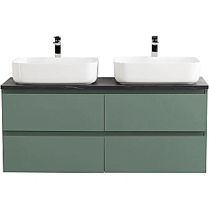 Тумба с раковиной и столещницей BelBagno 120 KRAFT-1200-4C-SO-VO+KEP-120-2-MNO еловая матовая для ванной в интернет-магазине Sanbest