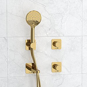 Смеситель для ванны WasserKRAFT Ems A7651.303.305.280.197.348 золото купить в интернет-магазине сантехники Sanbest