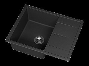 Кухонная мойка Misty Titan 65 TIT-65х51-01 антрацит купить в интернет-магазине сантехники Sanbest