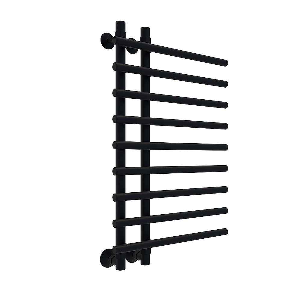 Полотенцесушитель водяной Veconi Tufo T801050B черный купить в интернет-магазине сантехники Sanbest