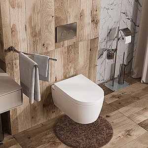 Инсталляция для унитаза WasserKraft Dinkel 58TLT.010.ME.CH01 с кнопкой хром купить в интернет-магазине сантехники Sanbest