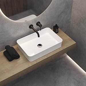 Раковина Berges Ego SL 54,5 181009 белая купить в интернет-магазине Sanbest