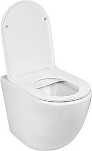 Комплект унитаза WeltWasser AMBERG 404 + MERZBACH 002 GL-WT + AMBERG RD-MT CR кнопка матовый хром купить в интернет-магазине Sanbest