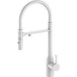 Смеситель для кухни Paulmark Magneto One Ma213188-WH белый матовый купить в интернет-магазине сантехники Sanbest