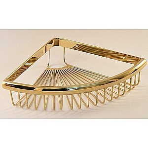 Полка угловая Magliezza Fiore 80103 золото купить в интернет-магазине сантехники Sanbest