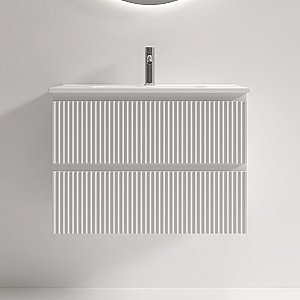 Тумба с раковиной Sancos Snob R SNR70/39W/CN7029 Bianco для ванной в интернет-магазине Sanbest