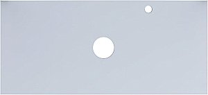 Столешница для раковины Aquanet Арт 100 белый матовый для ванной в интернет-магазине сантехники Sanbest