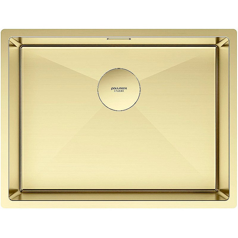 Кухонная мойка Paulmark Next 58 PM215844-LG светлое золото купить в интернет-магазине сантехники Sanbest