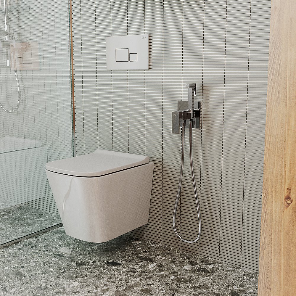 Гигиенический душ D&K Bayern.Liszt DA1514501 хром купить в интернет-магазине сантехники Sanbest