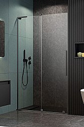 Душевая дверь Radaway Furo SL Brushed GunMetal DWJ 120 прозрачная, брашированная оружейная сталь купить в интернет-магазине Sanbest