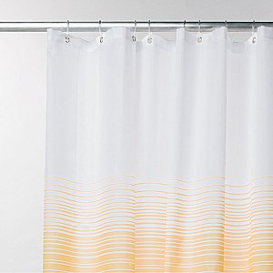 Текстильная шторка для ванной Iddis Basic Horizon 300P20Ri11 оранжевая купить в интернет-магазине сантехники Sanbest