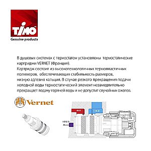 Душевая система Timo Petruma SX-5059/03SM черная матовая купить в интернет-магазине сантехники Sanbest