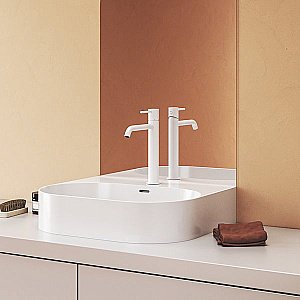 Смеситель для раковины Ravak Espirit X070390 белый вильвет купить в интернет-магазине сантехники Sanbest