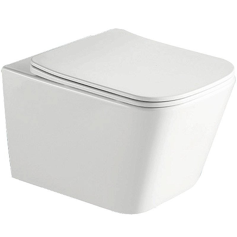 Унитаз подвесной Timo Soli TK-303 безободковый, с крышкой микролифт купить в интернет-магазине Sanbest